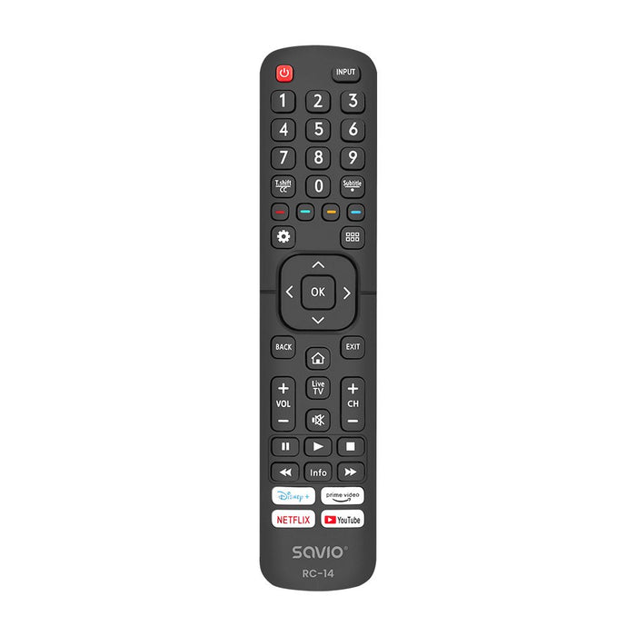 EAN 5901986047995 - Savio RC-14 Universal remote control/replacement for HISENSE SMART TV mando a distancia IR inalámbrico TV imagen 1