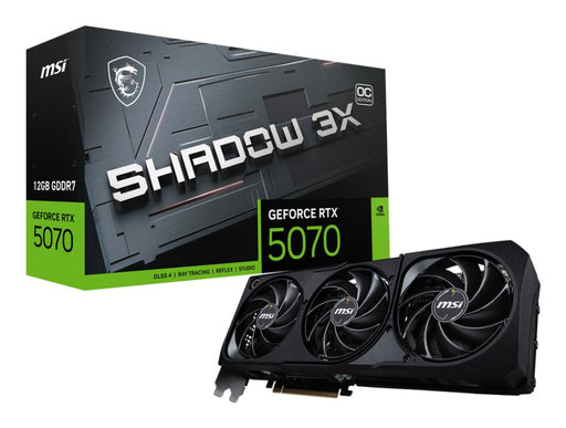 EAN 4711377308205 - MSI GeForce RTX 5070 12G SHADOW 3X OC NVIDIA 12 GB GDDR7 imagen 1