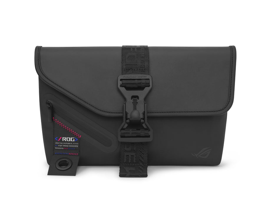 EAN 4711387219294 - ASUS ROG SLASH Sling Bag 2.0 Poliéster, Poliuretano (PU), Termoplástico de poliuretano (TPU) Negro, Azul, imagen 1