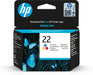 EAN 0829160799155 - HP 22 Tri-color Original Ink Cartridge cartucho de tinta 1 pieza(s) Rendimiento estándar Cian, Magenta, A imagen 1