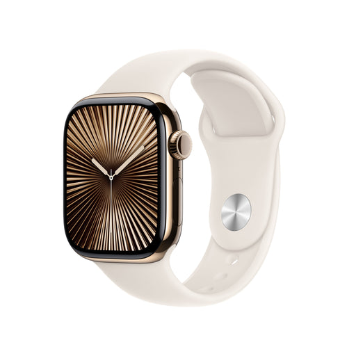 EAN 0195949566400 - Apple Watch Series 10 OLED 42 mm Digital 374 x 446 Pixeles Pantalla táctil 4G Oro Wifi GPS (satélite) imagen 1