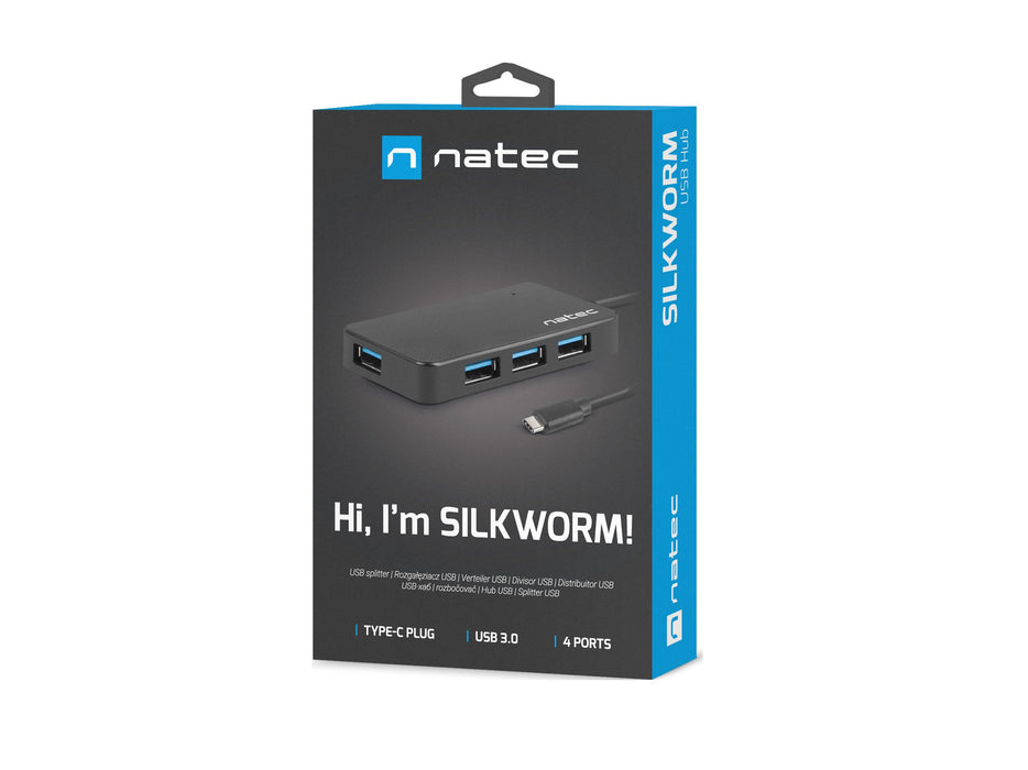 EAN 5901969417180 - NATEC Silkworm USB 2.0 Type-C 5000 Mbit/s Negro imagen 3