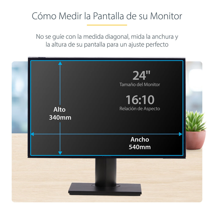 EAN 0065030901932 - StarTech.com 2461A-PRIVACY-SCREEN filtro para monitor 61 cm (24") Filtro de privacidad para pantallas sin imagen 11