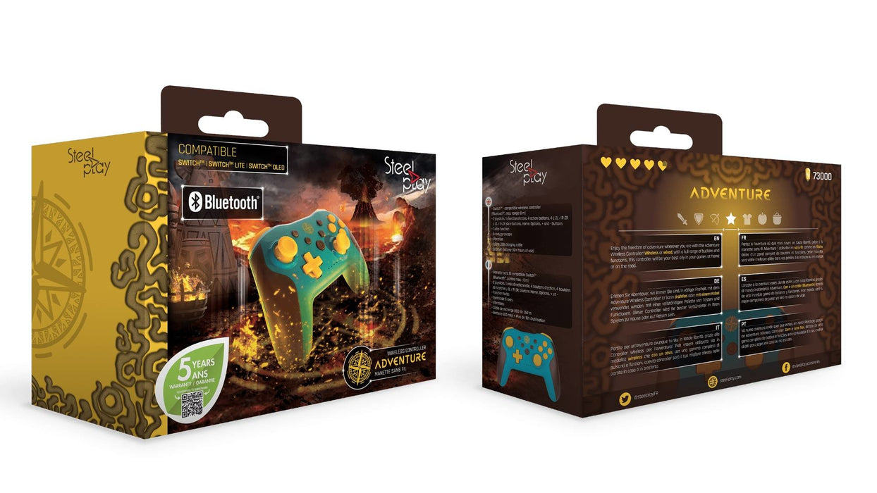 EAN 3760352735322 - Lexip Adventure Classic Marrón, Turquesa, Amarillo Bluetooth Controlador de movimiento Analógico/Digital  imagen 3