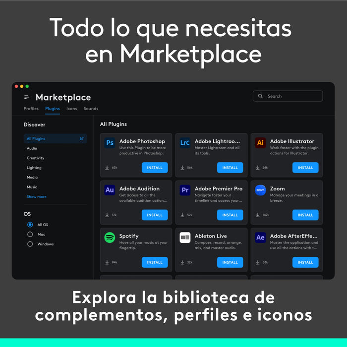 EAN 5099206124714 - Logitech MX Creative Console Teclado Bluetooth/USB imagen 8