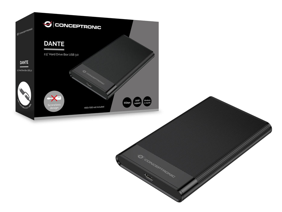 EAN 4015867238820 - Conceptronic DANTE06B caja para disco duro externo Carcasa de disco duro/SSD Negro 2.5" imagen 5