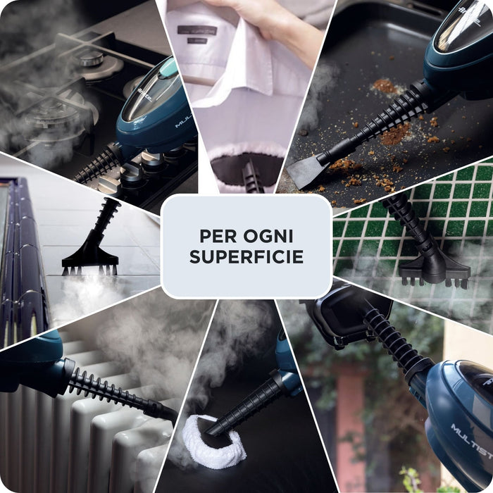 EAN 8003705124233 - Ariete 00P416406AR0 limpiador a vapor Fregona a vapor 0,35 L 1500 W Azul imagen 5