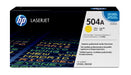 EAN 0883585595716 - HP 504A Yellow Original LaserJet Toner Cartridge cartucho de tóner 1 pieza(s) imagen 1