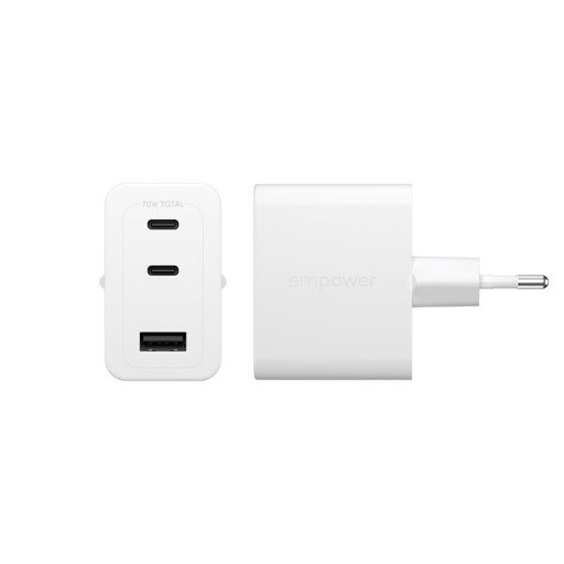 EAN 5715685027598 - PanzerGlass empower by ® Turbo 70W Multiple Charger incl. 2 x USB-C + USB-A | EU Plug | Silver White Prot imagen 5