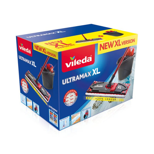 EAN 4023103212022 - Vileda Ultramax XL Box fregona Seca y húmeda Microfibra Negro, Rojo imagen 1