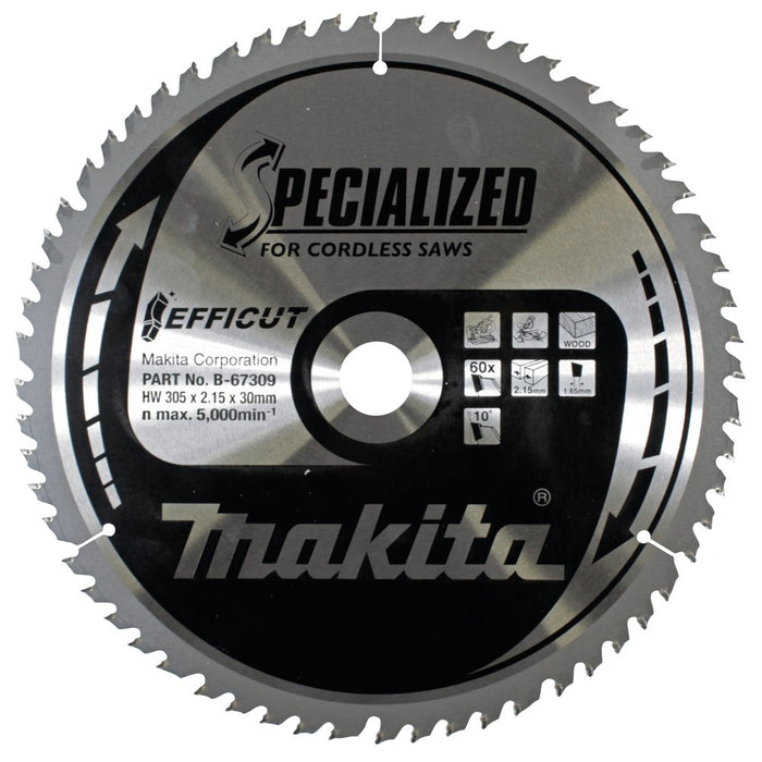 EAN 0088381541022 - Makita B-67309 hoja de sierra circular 30,5 cm 1 pieza(s) imagen 1