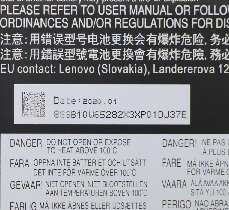 EAN 5704174824541 - Lenovo 5B10W65297 refacción para laptop Batería imagen 4