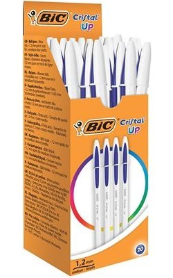 EAN 3086123494725 - BIC Cristal Up Azul Bolígrafo Medio 20 pieza(s) imagen 1