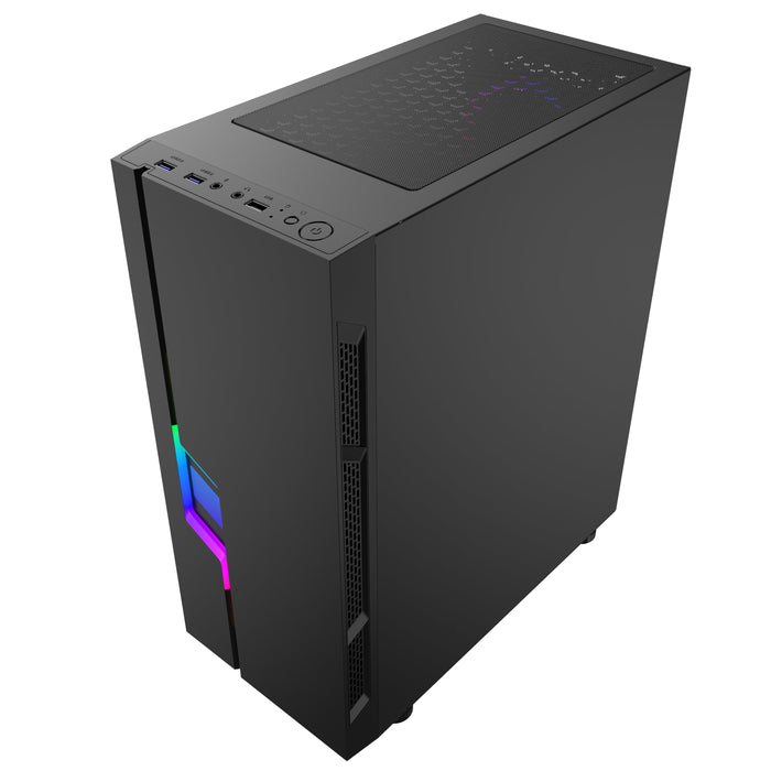 EAN 8716309114202 - Gembird Fornax 2000 RGB Midi Tower Negro imagen 5