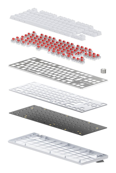 EAN 8435443704130 - Newskill Gaming NS-KB-SERIKEV2-TKL-IVO teclado Juego USB QWERTY Español Blanco imagen 8