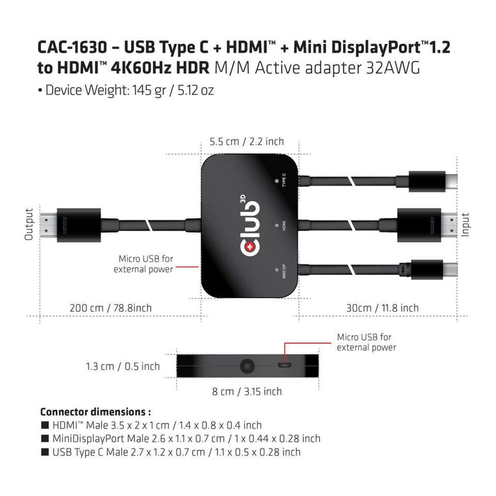 EAN 8719214471521 - CLUB3D cac-1630 HDMI imagen 7