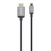 EAN 0766623153591 - Manhattan 153591 adaptador de cable de vídeo 1 m HDMI tipo A (Estándar) USB Tipo C Negro, Gris imagen 4