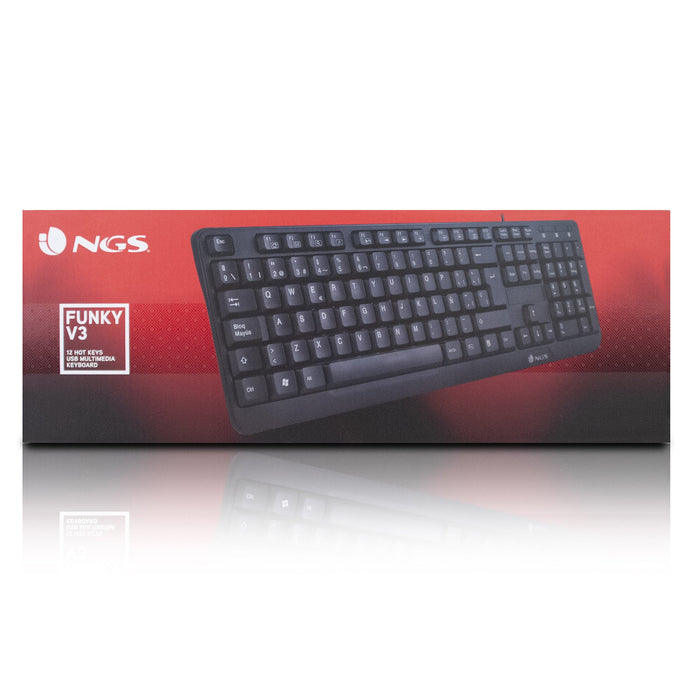 EAN 8435430618174 - NGS FunkyV3, AZERTY, FR teclado Hogar USB Francés Negro imagen 9