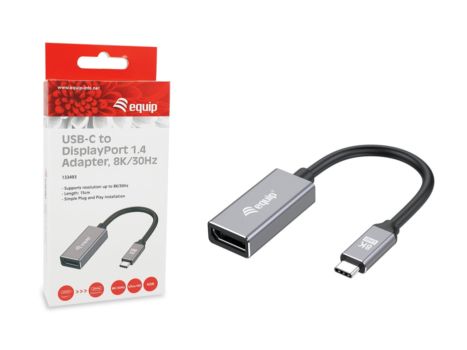 EAN 4015867230015 - Equip 133493 adaptador de cable de vídeo 0,15 m USB Tipo C Negro, Gris imagen 6
