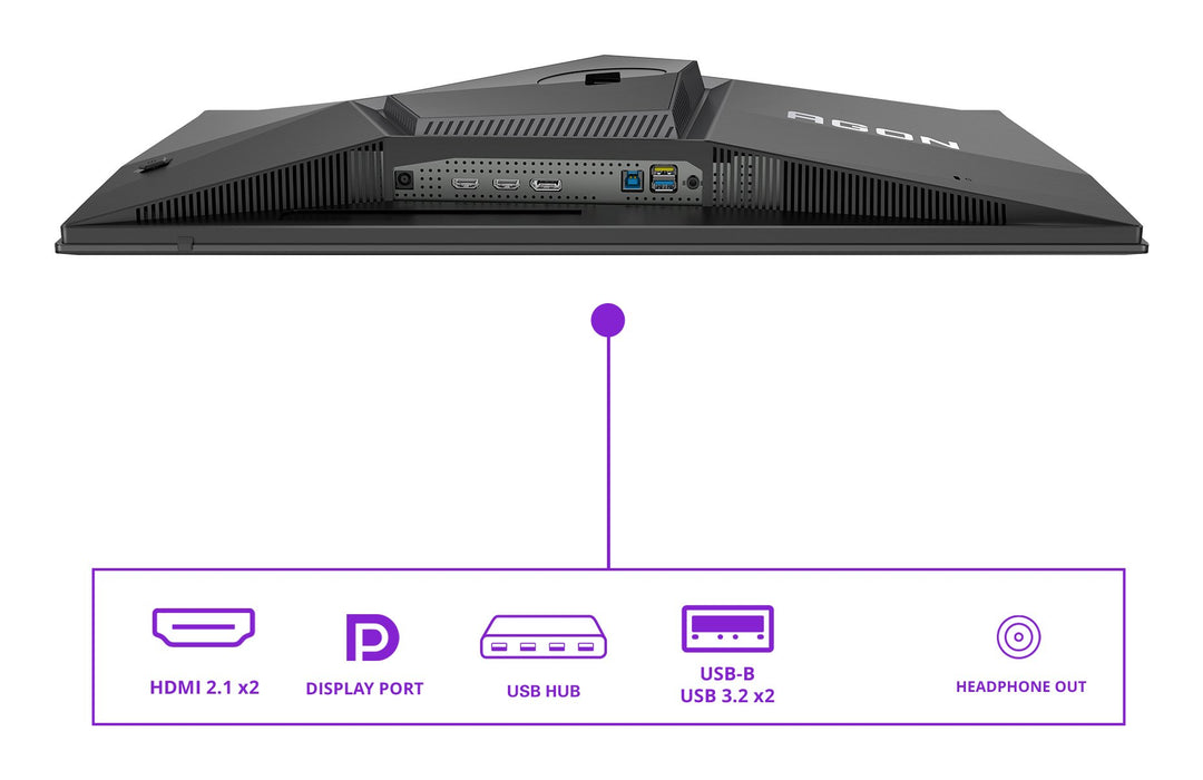 EAN 4038986183031 - AOC AGON PRO AG276QKD2 pantalla para PC 67,3 cm (26.5") 2560 x 1440 Pixeles Quad HD QD-OLED Negro, Gris imagen 4