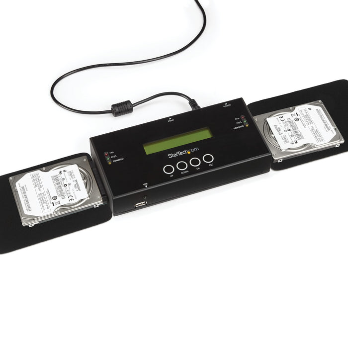 EAN 65030865517 - StarTech.com SATSASDUPE11 duplicador de datos y soporte Duplicador de HDD (discos duros) Negro 2 copias imagen 6