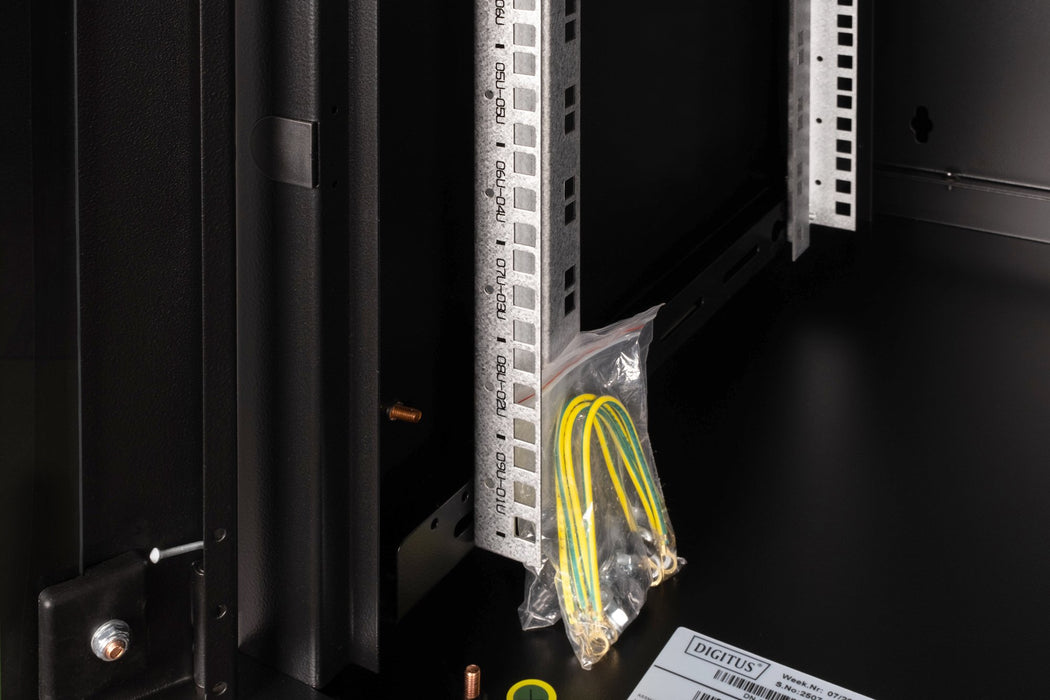 EAN 4016032257646 - Digitus DN-19 09U-6/6-SW armario rack 9U Bastidor de pared Negro imagen 6