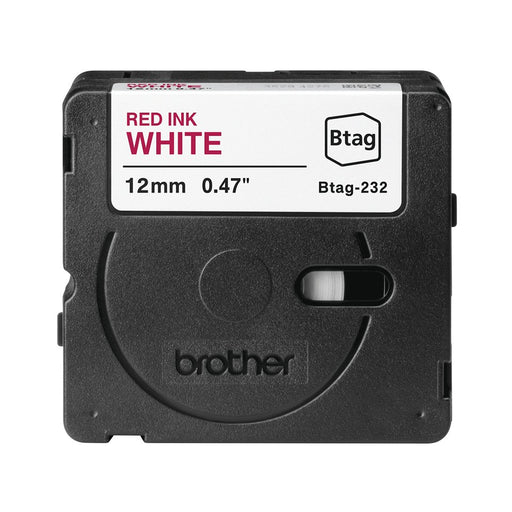 EAN 4977766835817 - Brother BTAG-232 cinta para impresora de etiquetas Rojo sobre blanco imagen 2