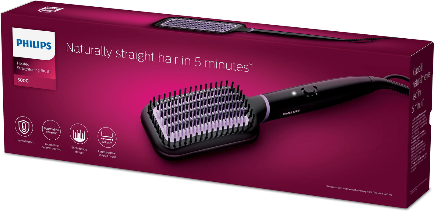 EAN 8710103857983 - Philips StyleCare BHH880/00 Utensilio de peinado Cepillo alisador Negro, Rosa 1,8 m imagen 3