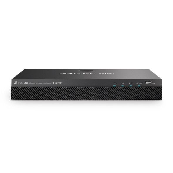 EAN 8885020622027 - TP-Link VIGI NVR2008H-8MP Grabadore de vídeo en red (NVR) Negro imagen 1