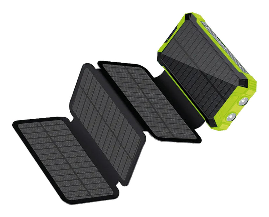 EAN 4040895011732 - RealPower PB-20000 Solar 20000 mAh Cargador inalámbrico Negro, Verde imagen 1