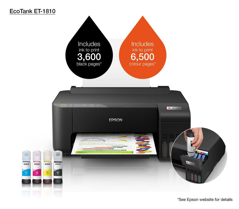 EAN 8715946684123 - Epson EcoTank ET-1810 impresora de inyección de tinta Color 5760 x 1440 DPI A4 Wifi imagen 19
