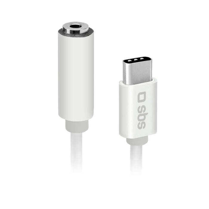 EAN 8018417298059 - SBS TEINTJACKTYCFMW cable de teléfono móvil Blanco 0,09 m 3,5mm USB C imagen 1