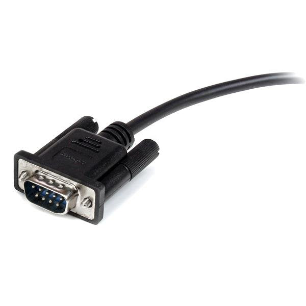 EAN 0065030849029 - StarTech.com MXT10050CMBK cable de serie Negro 0,5 m DB-9 imagen 3