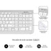 EAN 8436586742621 - SUBBLIM SUBKBC-DCEP10 teclado Ratón incluido Universal RF Wireless + Bluetooth QWERTY Español Plata, Blan imagen 6