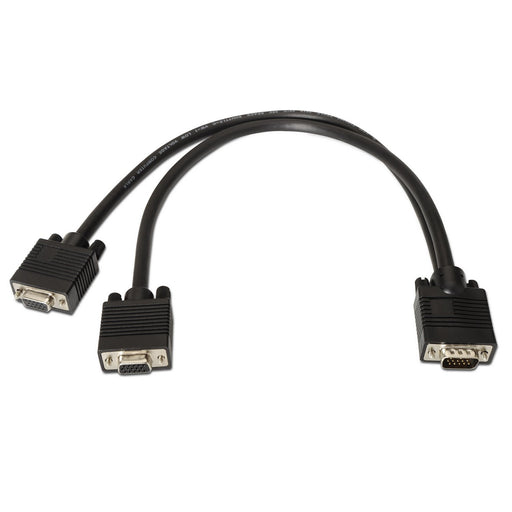EAN 8436574700800 - AISENS A113-0081 cable VGA 0,45 m VGA (D-Sub) 2 x VGA (D-Sub) Negro imagen 2