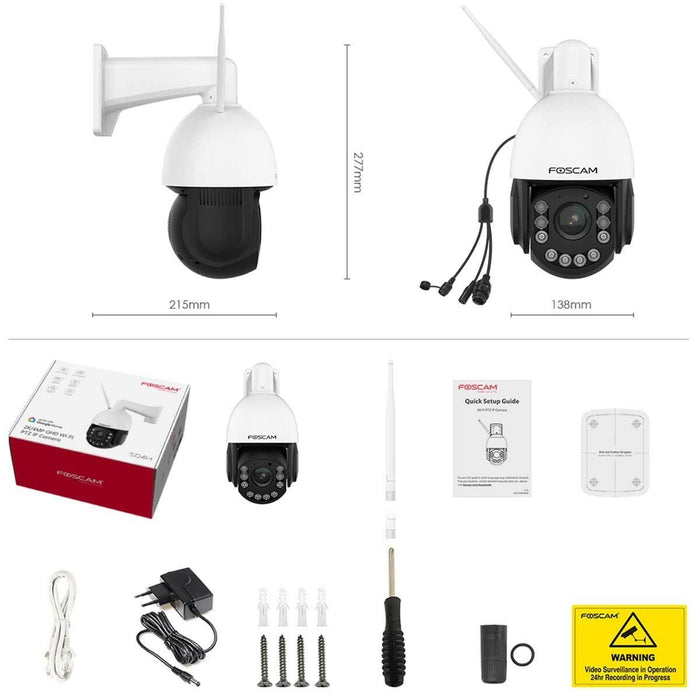 EAN 6954836075135 - Foscam SD4H Almohadilla Cámara de seguridad IP Exterior 2304 x 1536 Pixeles Pared imagen 7