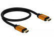 EAN 4043619857265 - DeLOCK 85726 cable HDMI 0,5 m HDMI tipo A (Estándar) Negro, Oro imagen 1