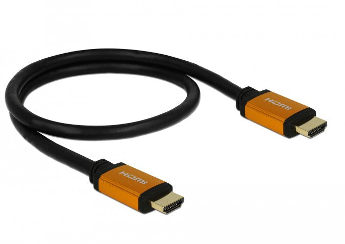 EAN 4043619857265 - DeLOCK 85726 cable HDMI 0,5 m HDMI tipo A (Estándar) Negro, Oro imagen 1