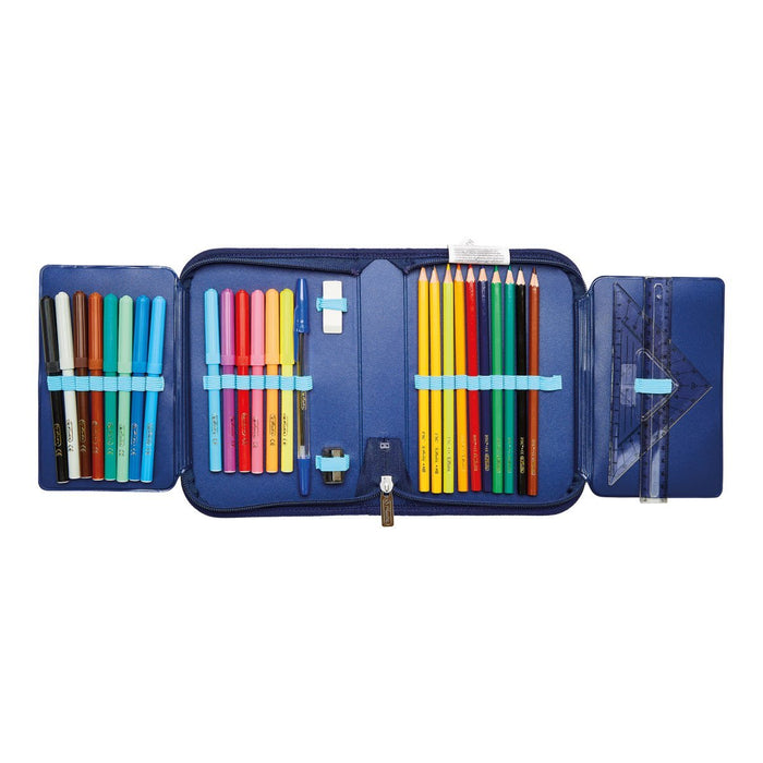 EAN 4008110285481 - Herlitz 50038268 caja de lápices Estuche suave Poliéster Azul imagen 2