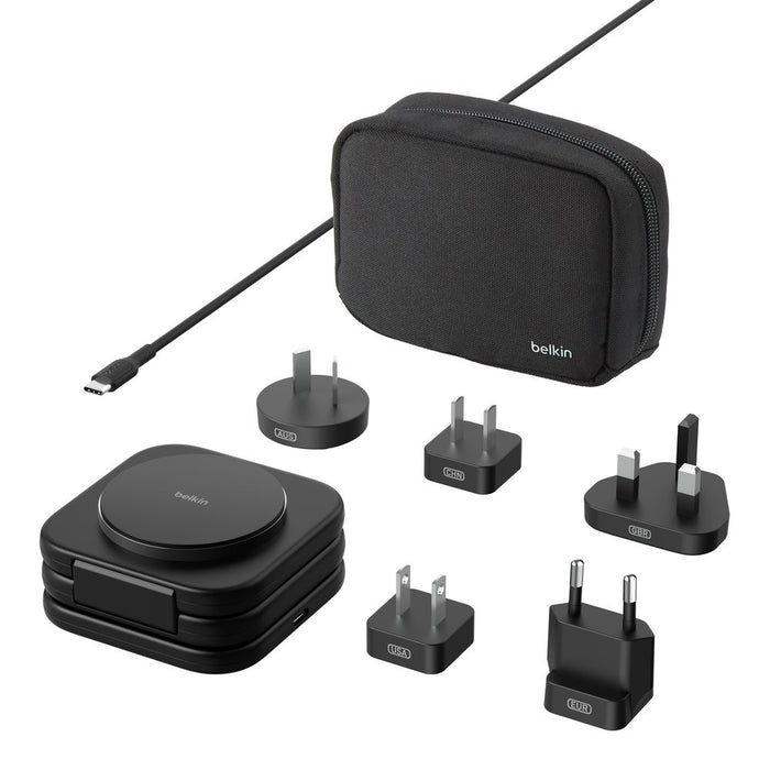 EAN 0745883894529 - Belkin BoostCharge Pro Auriculares, Smartphone, Reloj inteligente Negro USB Cargador inalámbrico Carga rá imagen 5