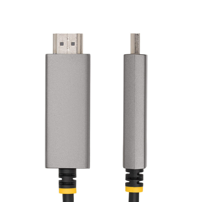 EAN 0065030897433 - StarTech.com 136B-USBC-HDMI213M adaptador de cable de vídeo 3 m USB Tipo C HDMI tipo A (Estándar) Gris imagen 2