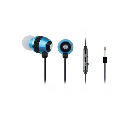 EAN 8716309077187 - Gembird MHS-EP-002 auricular y casco Auriculares Alámbrico Dentro de oído Llamadas/Música Negro, Azul imagen 1
