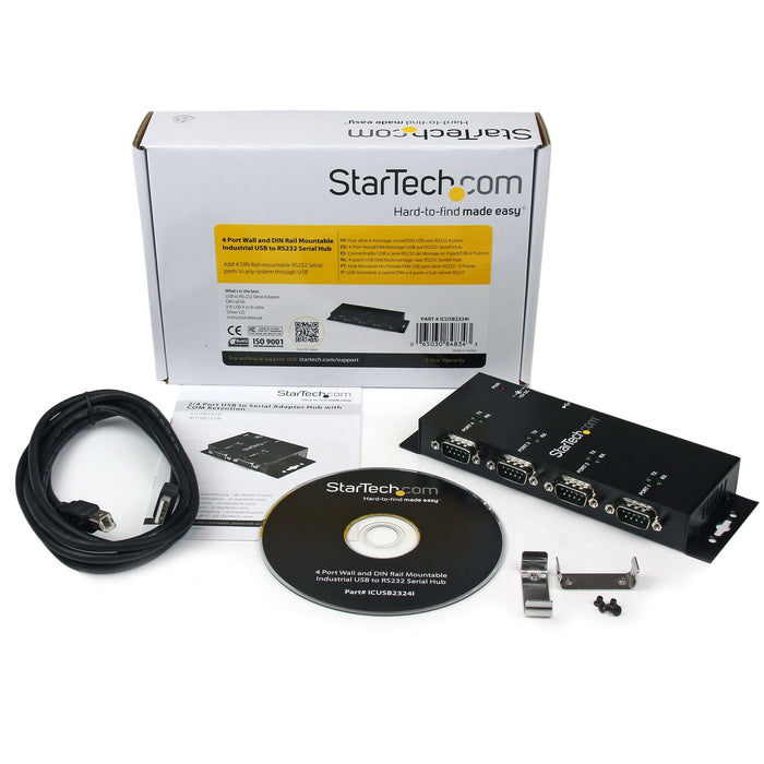 EAN 0065030848343 - StarTech.com ICUSB2324I hub de interfaz USB 2.0 Type-B Negro imagen 6