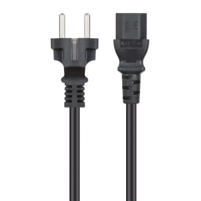 EAN 766623328616 - Manhattan 328616 cable de transmisión Negro 3 m CEE7/7 C13 acoplador imagen 4