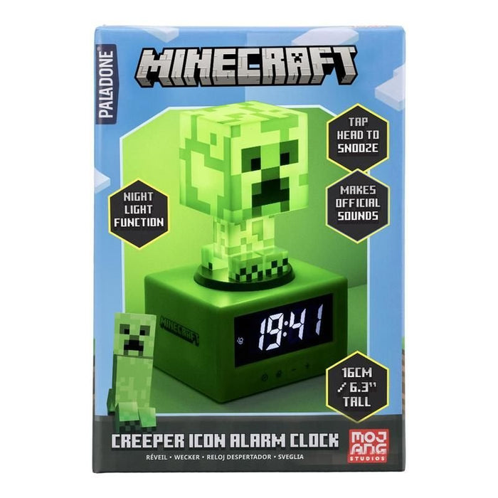 EAN 5056577711165 - Paladone Creeper Icon Reloj despertador digital Verde imagen 4