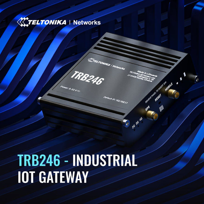 EAN 4779051841844 - Teltonika NETWORKS TRB246 4G/LTE Industrial IoT Gateway Puerta de enlace de red móvil imagen 9