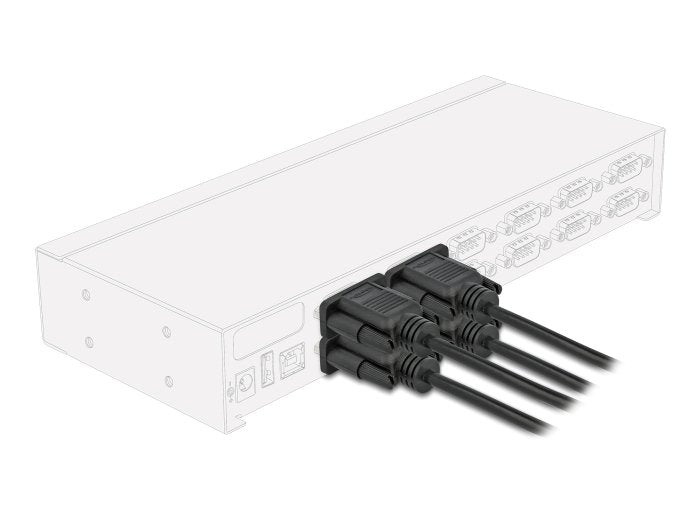 EAN 4043619868278 - DeLOCK 86827 cable de serie Negro DB-9 imagen 2