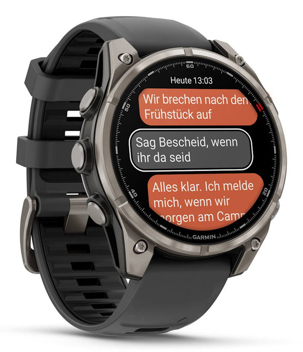 EAN 753759350949 - Garmin fēnix 8 Pro 3,56 cm (1.4") AMOLED 47 mm Digital 454 x 454 Pixeles Pantalla táctil Grafito, Titanio  imagen 3