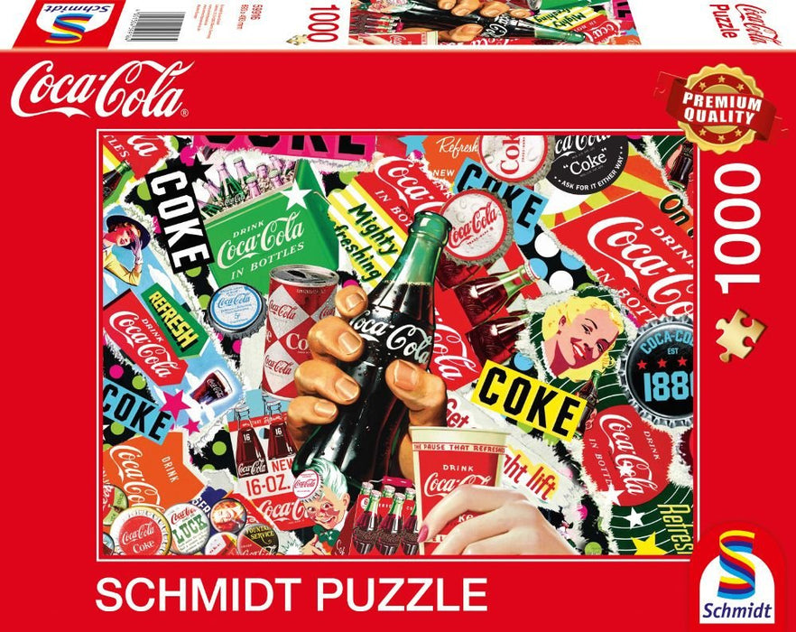 EAN 4001504599164 - Schmidt Spiele Coca Cola is it! Puzzle rompecabezas 1000 pieza(s) imagen 1