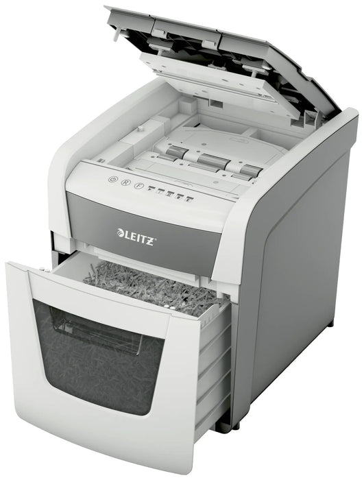 EAN 4002432128754 - Leitz Autofeed 50X P4 Small Office triturador de papel Corte cruzado 55 dB 22 cm Blanco imagen 3